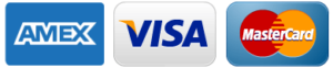 Amex, Visa, Mastercard